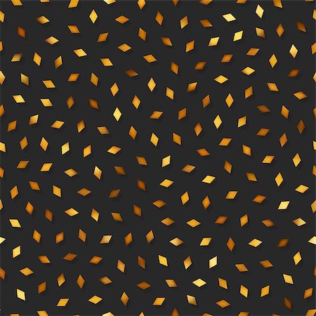 simsearch:400-08835850,k - Vector Seamless Golden Gradient Rhombus Shape Jumble Pattern. Abstract Geometric Background Design Stock Photo - Budget Royalty-Free & Subscription, Code: 400-08734714