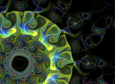 Abstract fractal fantasy green textured background.Seemless pattern.Fractal artwork for creative design,flyer cover, interior, poster. Foto de stock - Royalty-Free Super Valor e Assinatura, Número: 400-08734944