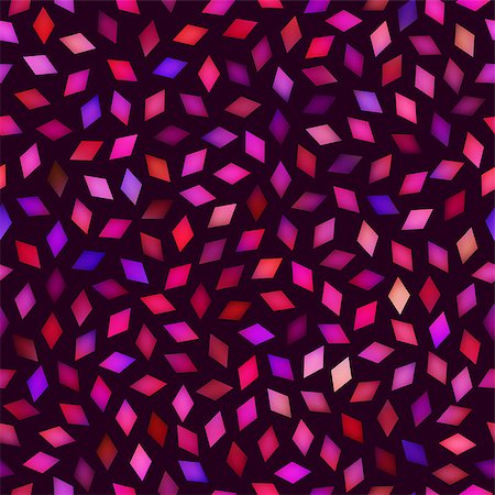 Vector Seamless Multicolor Pink Purple Gradient Rhombus Jumble Pattern. Abstract Geometric Background Design Stock Photo - Budget Royalty-Free & Subscription, Code: 400-08734986