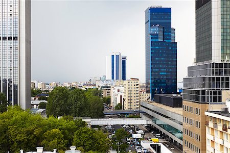 simsearch:400-06059972,k - Old style skyscrapers at Warsaw city center Stock Photo - Budget Royalty-Free & Subscription, Code: 400-08730400