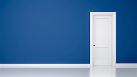 simsearch:400-08284488,k - A wall and a door in an empty flat with space for your content Stock Photo - Budget Royalty-Free & Subscription, Code: 400-08730439