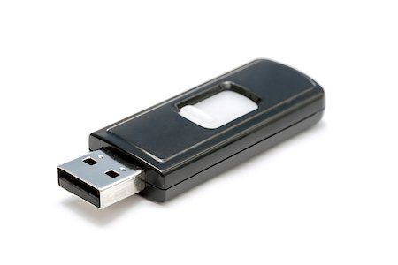 simsearch:400-04730368,k - USB Flash Drive closuep on white background Stock Photo - Budget Royalty-Free & Subscription, Code: 400-08730588