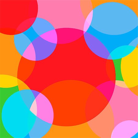 Simple and Colorful Circles Background - Vector design EPS10 Fotografie stock - Microstock e Abbonamento, Codice: 400-08733179