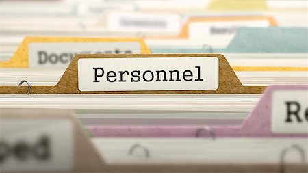 simsearch:400-05022667,k - File Folder Labeled as Personnel in Multicolor Archive. Closeup View. Blurred Image. 3D Render. Stockbilder - Microstock & Abonnement, Bildnummer: 400-08733341