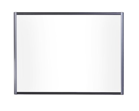 blank board, isolated on white background, free copy space Stock Photo - Budget Royalty-Free & Subscription, Code: 400-08733818