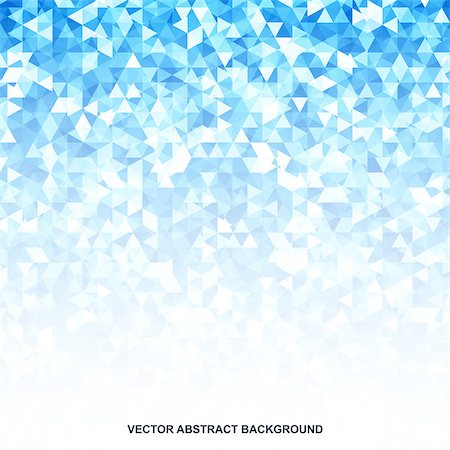 simsearch:400-07412341,k - Abstract blue vector background of geometric triangular fragments. Stock Photo - Budget Royalty-Free & Subscription, Code: 400-08749182
