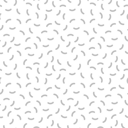 simsearch:400-08749182,k - Retro memphis pattern - seamless background. Fashion 80-90s. Gray curve mosaic texture. Stock Photo - Budget Royalty-Free & Subscription, Code: 400-08754052