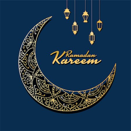 simsearch:400-08647515,k - Traditional ramadan kareem month celebration. Greeting card design. Vector illustration Foto de stock - Super Valor sin royalties y Suscripción, Código: 400-08754235