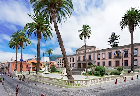 Ayntamento of La Orotava, Tenerife village, Spain Photographie de stock - Aubaine LD & Abonnement, Code: 400-08754877