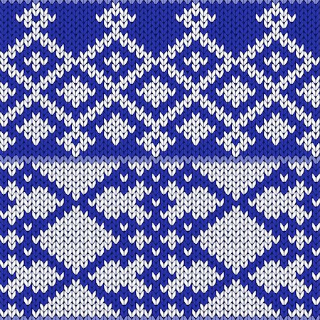 Abstract knitting ornamental seamless vector pattern as a knitted fabric texture in light blue and white colors Foto de stock - Super Valor sin royalties y Suscripción, Código: 400-08755294