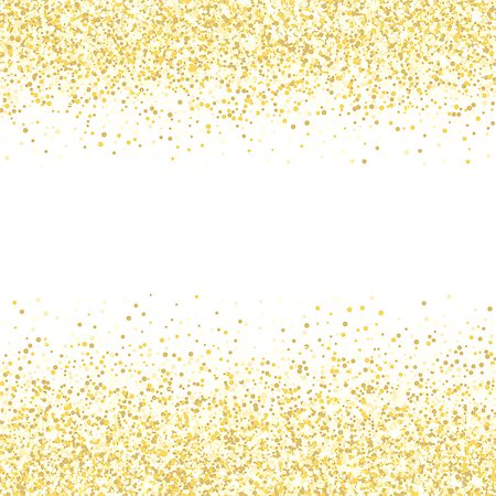 Gold glitter background. Golden sparkles on white background. Vector illustration. Stock Photo - Budget Royalty-Free & Subscription, Code: 400-08755485
