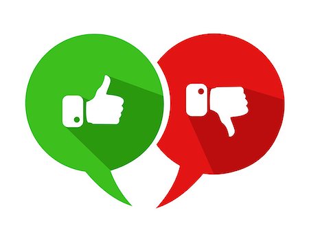 first finger up icon - Modern Thumbs Up and Thumbs Down Icons Stock Photo - Budget Royalty-Free & Subscription, Code: 400-08755895