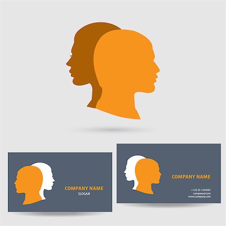 sasha2538 (artist) - Vector icon design logo element with business card template. Stockbilder - Microstock & Abonnement, Bildnummer: 400-08750310