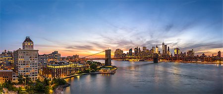 simsearch:841-02924901,k - New York City Skyline over the East River. Photographie de stock - Aubaine LD & Abonnement, Code: 400-08750364