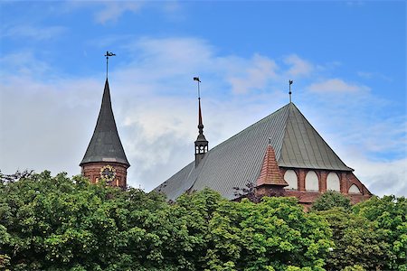 Tower of the Cathedral of Koenigsberg. Gothic 14th century. Symbol of the city of Kaliningrad, Koenigsberg before 1946, Russia Stock Photo - Budget Royalty-Free & Subscription, Code: 400-08750449