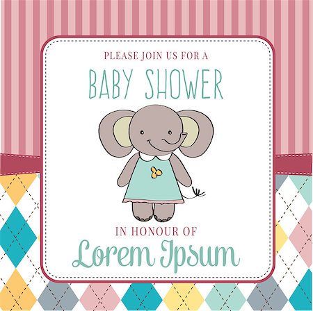 simsearch:400-06060645,k - baby shower card with cute little mouse, vector format Stock Photo - Budget Royalty-Free & Subscription, Code: 400-08750761