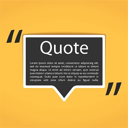 simsearch:400-08195370,k - Paper design element for your text with quotes, vector eps10 illustration Stock Photo - Budget Royalty-Free & Subscription, Code: 400-08750934