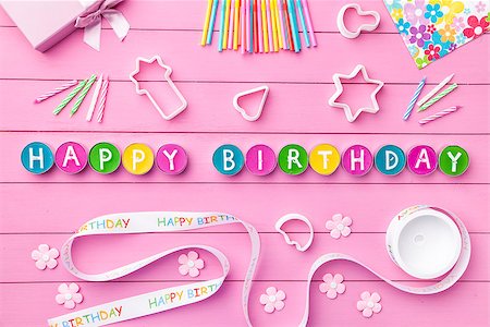 simsearch:400-07748143,k - Colorful Happy Birthday background with copyspace Stock Photo - Budget Royalty-Free & Subscription, Code: 400-08751071