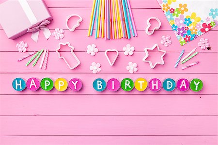 simsearch:400-07748143,k - Colorful Happy Birthday background with copyspace Stock Photo - Budget Royalty-Free & Subscription, Code: 400-08751072