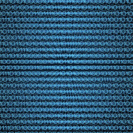 simsearch:400-08696669,k - Abstract blue binary computer code technology data background. Coding, programming, hacking concept Vector illustration Foto de stock - Royalty-Free Super Valor e Assinatura, Número: 400-08751809