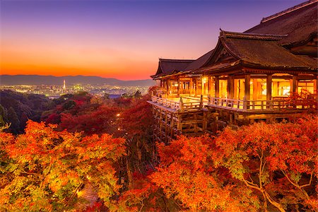 Kyoto, Japan at Kiyomizu-dera Temple. Fotografie stock - Microstock e Abbonamento, Codice: 400-08752191