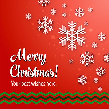 simsearch:400-08713262,k - Merry Christmas Vector Illustration. Snowflakes abstract background Stock Photo - Budget Royalty-Free & Subscription, Code: 400-08752336