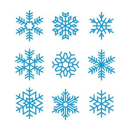 simsearch:400-07728497,k - set of vector snowflakes for christmas background Stock Photo - Budget Royalty-Free & Subscription, Code: 400-08752333