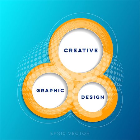 Abstract creative website design template vector illustration Stock Photo - Budget Royalty-Free & Subscription, Code: 400-08753565