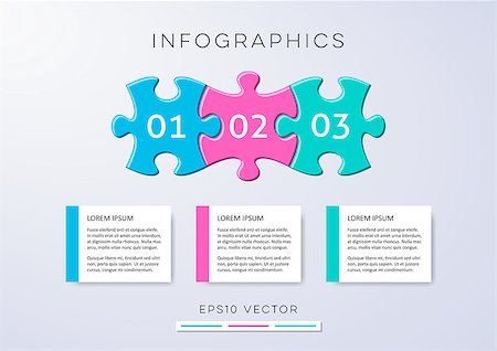 Colorful modern options banners infographic vector design puzzle Stock Photo - Budget Royalty-Free & Subscription, Code: 400-08753573