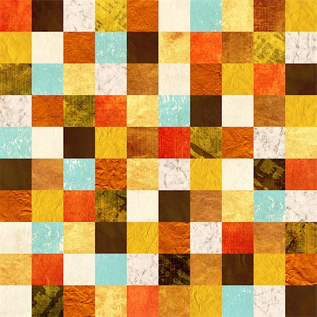 simsearch:400-07831890,k - Seamless background with paper patterns of different colors - yellow, brown, blue, green, red and beige. Endless texture can be used for wallpaper, pattern fills, web page background, surface textures Photographie de stock - Aubaine LD & Abonnement, Code: 400-08774448