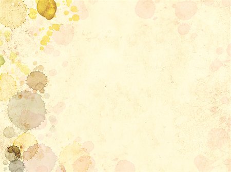 faded splatter background - Grunge background with texture old paper and stains of multi-colored paint Stock Photo - Budget Royalty-Free & Subscription, Code: 400-08774449