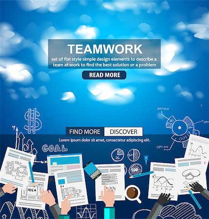 simsearch:400-08110918,k - Teamwork Business concept with doodles Sketch background: infographics vector elements isolated, . It include lots of icons included graphs, stats, devices,laptops, clouds, concepts and so on. Stockbilder - Microstock & Abonnement, Bildnummer: 400-08774630