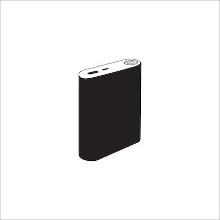 Power bank icon vector Stock Photo - Budget Royalty-Free & Subscription, Code: 400-08776086