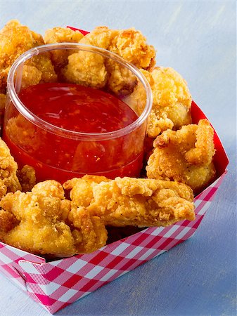 simsearch:400-07923985,k - close up of rustic popcorn fried chicken nugget Stock Photo - Budget Royalty-Free & Subscription, Code: 400-08777076