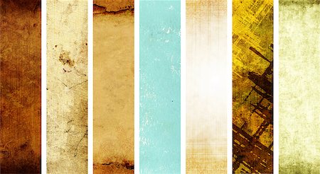 simsearch:400-07831890,k - Collection banners with texture old paper Photographie de stock - Aubaine LD & Abonnement, Code: 400-08777116