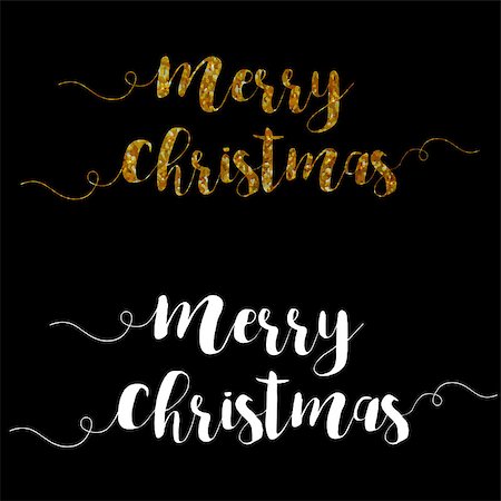 simsearch:400-08807089,k - Merry Christmas Lettering Design Set. Vector illustration EPS10. Stockbilder - Microstock & Abonnement, Bildnummer: 400-08777384
