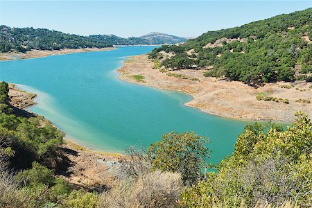 Anderson Lake, a reservoir in Morgan Hill, California Stock Photo - Budget Royalty-Free & Subscription, Code: 400-08778820