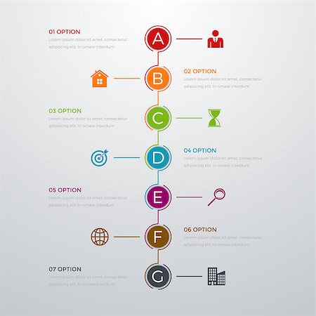 digital numerals background - Vector illustration infographics timeline seven options. Stock vector Foto de stock - Super Valor sin royalties y Suscripción, Código: 400-08779032