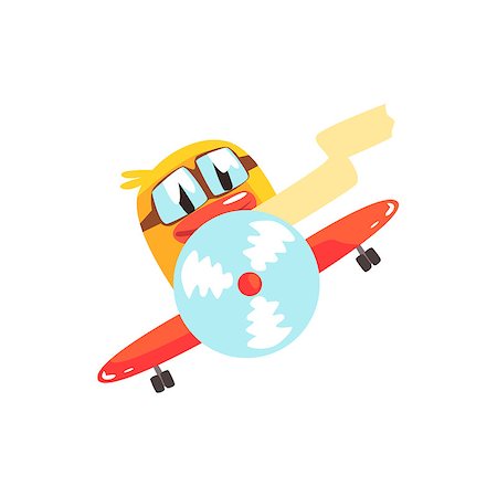 pilots with scarves - Duckling Pilot Cute Character Sticker. Little Duck In Funny Situation Childish Cartoon Graphic Illustration On White Background. Stock Photo - Budget Royalty-Free & Subscription, Code: 400-08779207