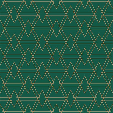 fashion maps illustration - Golden seamles pattern. Green background. The collection of symmetric seamless patterns Stock Photo - Budget Royalty-Free & Subscription, Code: 400-08770224