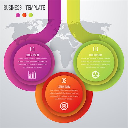 simsearch:400-08556708,k - Vector illustration infographics three options. Stock vector Stockbilder - Microstock & Abonnement, Bildnummer: 400-08770790