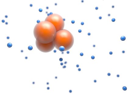 simsearch:400-04923097,k - Orange protons nucleus of atom isolated on white render Foto de stock - Super Valor sin royalties y Suscripción, Código: 400-08771411