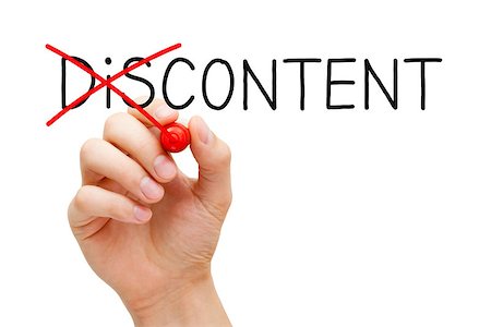 disruption concept - Hand turning the word Discontent into Content with red marker isolated on white. Stock Photo - Budget Royalty-Free & Subscription, Code: 400-08771852