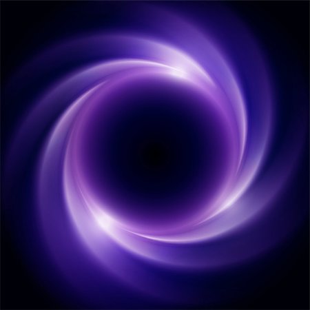 eclipse - Abstract background with black hole or collapsar in outer space. Beautiful eclipse in a distant galaxy. Dark background with vortex at the center. Violet colored cosmic vector background. Photographie de stock - Aubaine LD & Abonnement, Code: 400-08771996