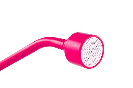 ericlefrancais (artist) - Pink watering nozzle isolated on white background Stock Photo - Budget Royalty-Free & Subscription, Code: 400-08772258