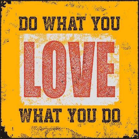 Vintage typographical poster. Inspirational and motivational illustration with quote design, grunge texture. Stock Photo - Budget Royalty-Free & Subscription, Code: 400-08772719