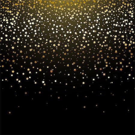 Decorative background of gold star confetti Photographie de stock - Aubaine LD & Abonnement, Code: 400-08773207