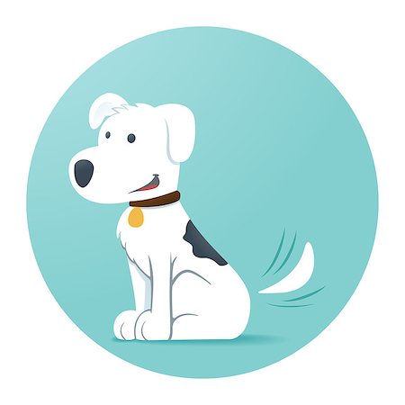 simsearch:400-08976828,k - Cute cartoon dog illustration Stock Photo - Budget Royalty-Free & Subscription, Code: 400-08786054
