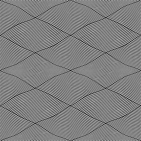simsearch:400-08652412,k - Seamless interweaving lines pattern. Vector art. Stock Photo - Budget Royalty-Free & Subscription, Code: 400-08786159