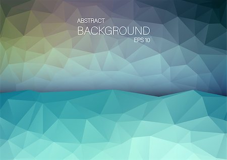 Blue Art backgound for web. Abstract triangle shapes. Stock Photo - Budget Royalty-Free & Subscription, Code: 400-08787102